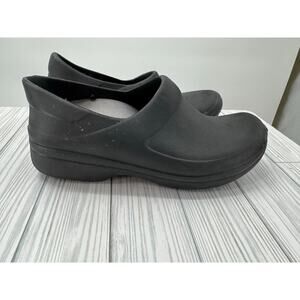 Crocs Dual Comfort  Lock Slip-Resistant Clog Women's 9 Black Work Shoe Comfort‎